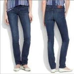 Madewell Rail Straight Long Tall Jeans Size 27